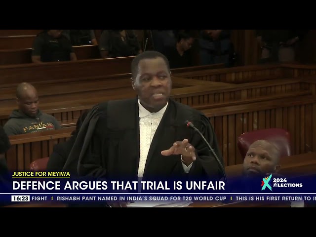 ⁣Senzo Meyiwa Murder Trial | Defence argues that trial is unfair