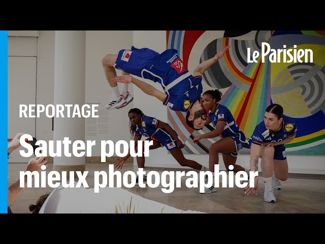 ⁣En shooting avec Mathieu Forget, le photographe qui fait « voler le sport » avant les JO