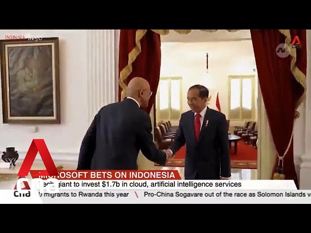 ⁣Microsoft plans to invest US$1.7b in Indonesia