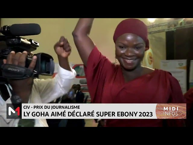 ⁣CIV- Prix du Journalisme : LY Goha Aimé déclaré Super Ebony 2023