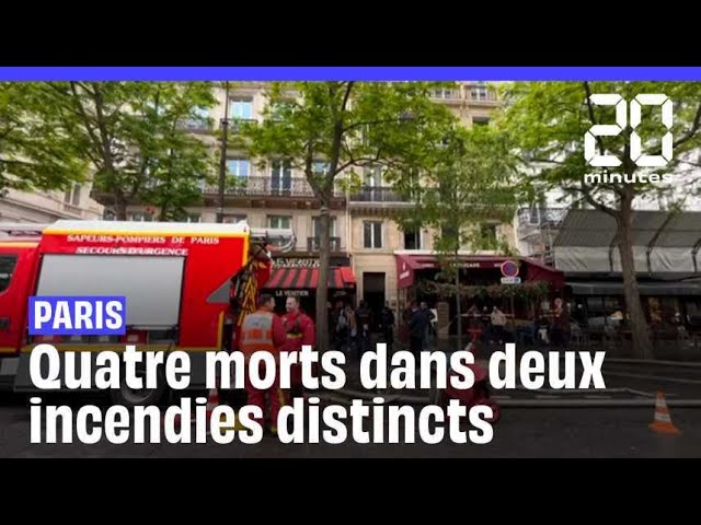 ⁣Quatre personnes ont péri cette nuit à Paris dans deux incendies #shorts