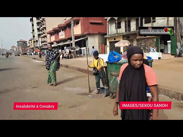 Conakry : l'insalubrité refait surface en haute banlieue