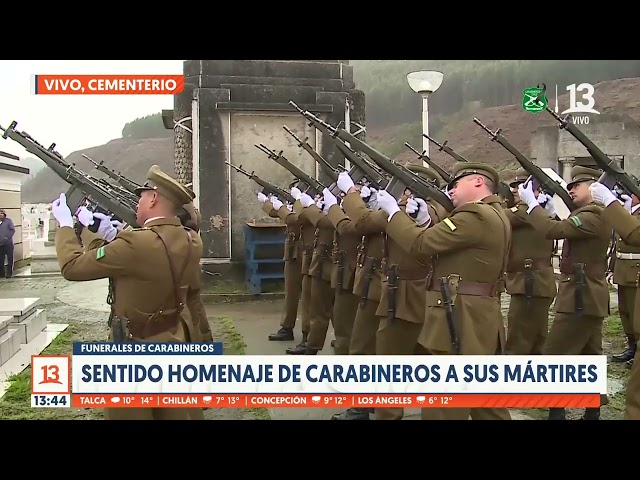 Sentido homenaje de carabineros a sus mártires