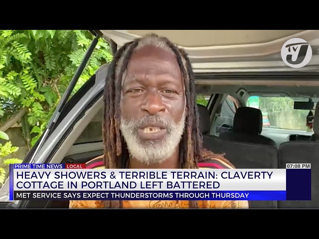 ⁣Heavy Showers & Terrible Terrain; Claverty Cottage in Portland Left Battered | TVJ News