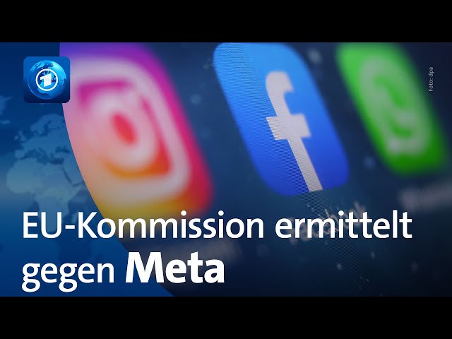 ⁣EU-Kommission ermittelt gegen Meta