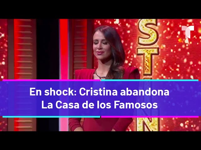⁣La Casa de los Famosos 4  | ​​En shock: Cristina es la última eliminada