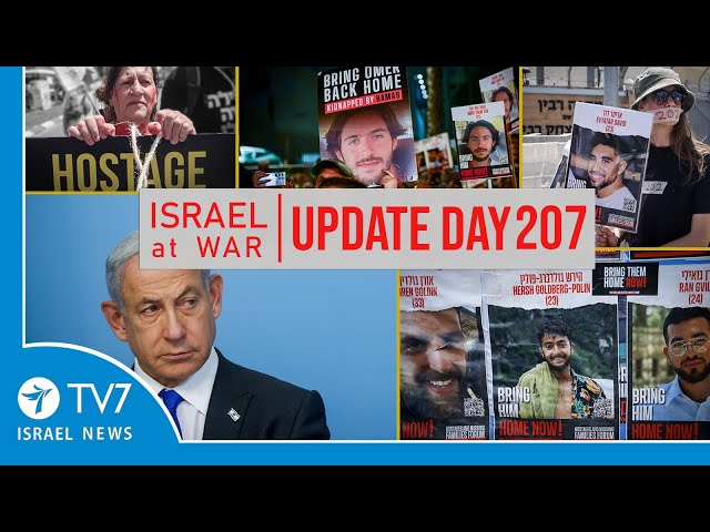 ⁣TV7 Israel News - -Sword of Iron-- Israel at War - Day 207 - UPDATE 30.04.24