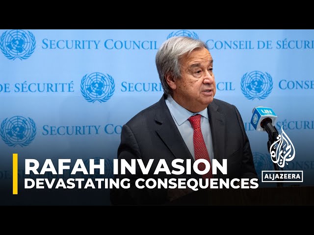 ⁣UN Secretary-General warns against Rafah operation