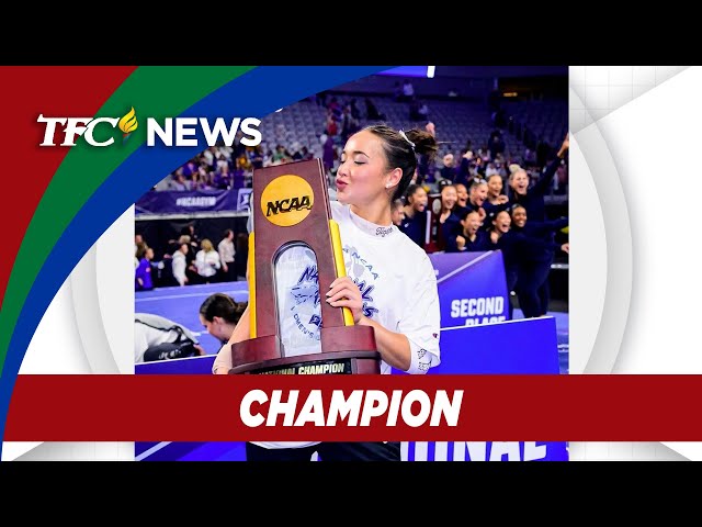 ⁣PH Olympian Aleah Finnegan celebrates NCAA championship | TFC News California, USA