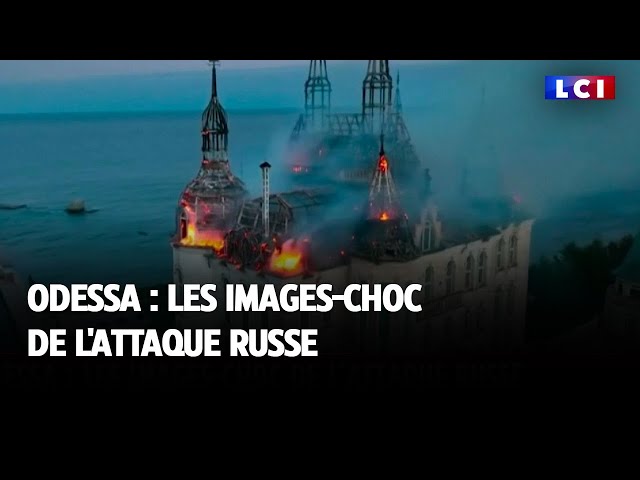 ⁣Odessa : les images-choc de l'attaque russe