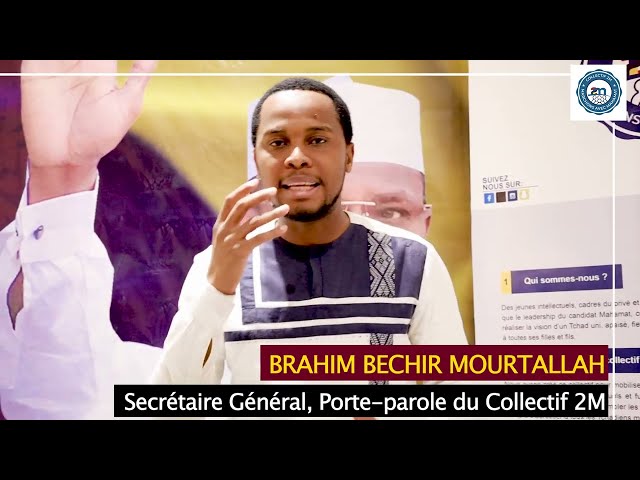 ⁣Tchad présidentielle 2024 : Extrait du Secrétaire général du Collectif 2M Brahim Bechir Mourtallah