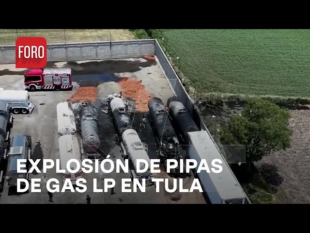 Guardia Nacional asegura pensión donde se incendiaron pipas con gas en Hidalgo