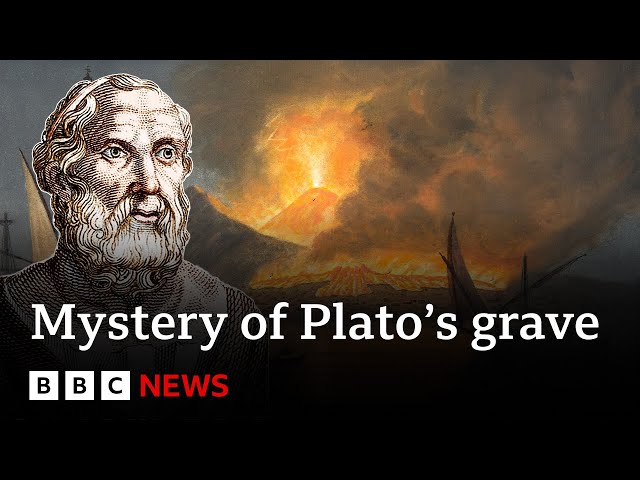 ⁣Scrolls discovered in Vesuvius ash reveal Plato’s burial place and final hours | BBC News