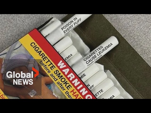 ⁣Canada becomes 1st country to have individual cigarette warning labels