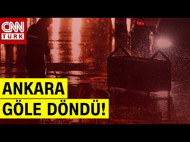 ⁣Ankara'yı Sağanak ve Dolu Vurdu! Vatandaşlar Zor Durumda...