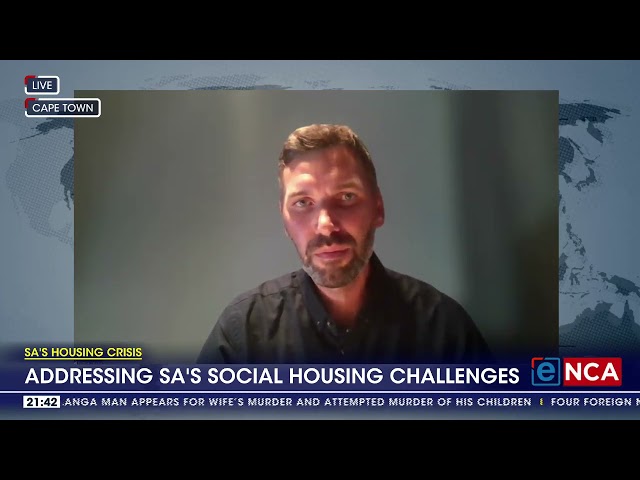 ⁣Addressing South Africa's social housing challenges
