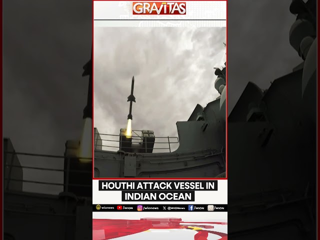 ⁣Houthis attack vessel in Indian Ocean | Israel-Hamas war | WION Gravitas Shorts