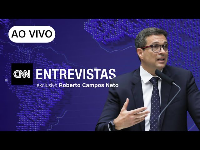 ⁣AO VIVO: CNN Entrevistas com Roberto Campos Neto, presidente do Banco Central | 30/04/2024