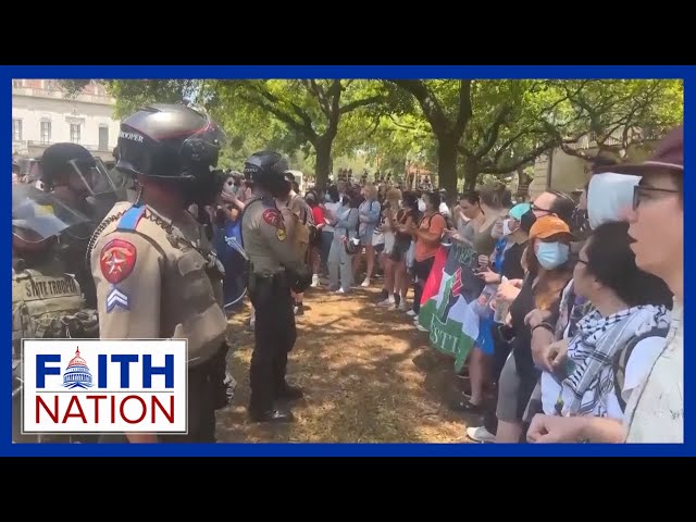 ⁣Anti-Israel Campus Protests Spread | Faith Nation - April 30, 2024