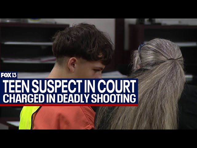 ⁣Teen charged in 14-year-old's shooting death appears in court