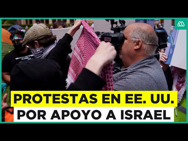⁣Protestas en Estados Unidos por Palestina: Estudiantes se manifiestan por ataques de Israel