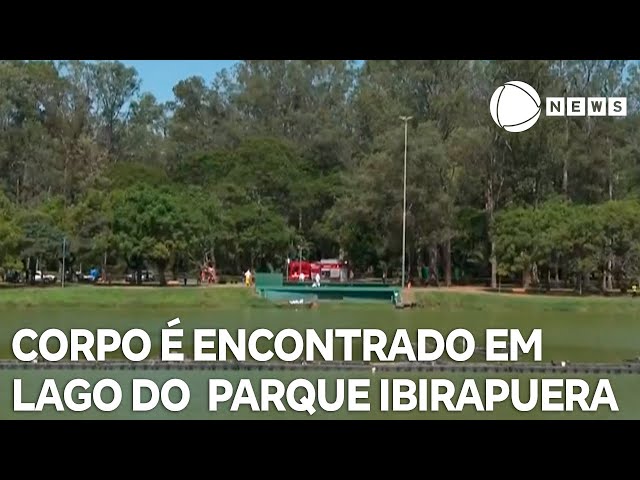 ⁣Corpo é encontrado sem vestes em lago do Parque Ibirapuera