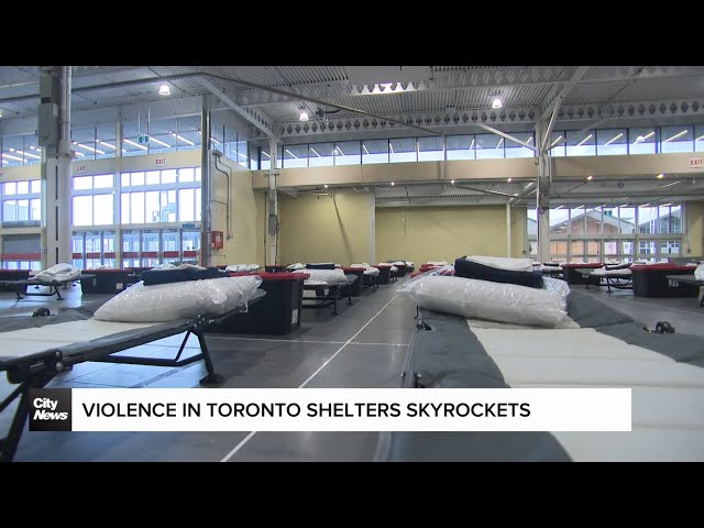 ⁣Violent incidents at Toronto shelters increase with overcrowding