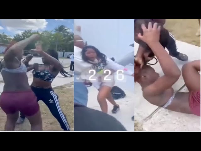 ⁣Video muestra una pelea en una escuela de Miami que deja 5 heridos en un tiroteo