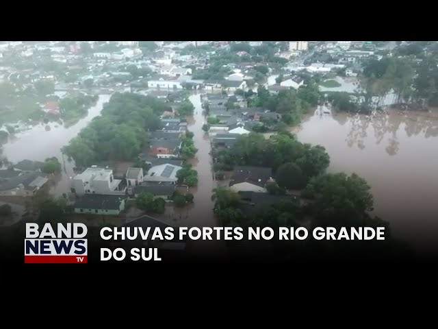 ⁣Chuva coloca Rio Grande do Sul em alerta até domingo | BandNews TV