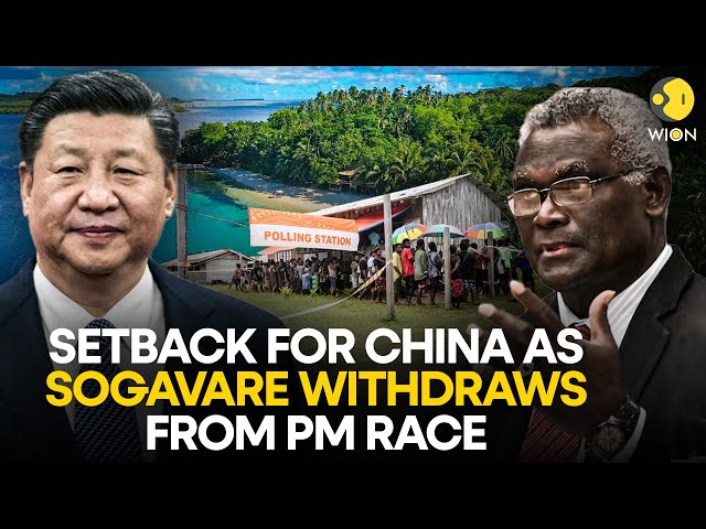 ⁣Why will Soloman Island's pro-China PM Sogavare won't stand for renomination? | WION Origi