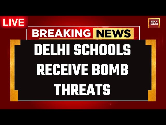 ⁣LIVE: Bomb Threat In Multiple Delhi, Noida Schools, Children Sent Home | India Today LIVE
