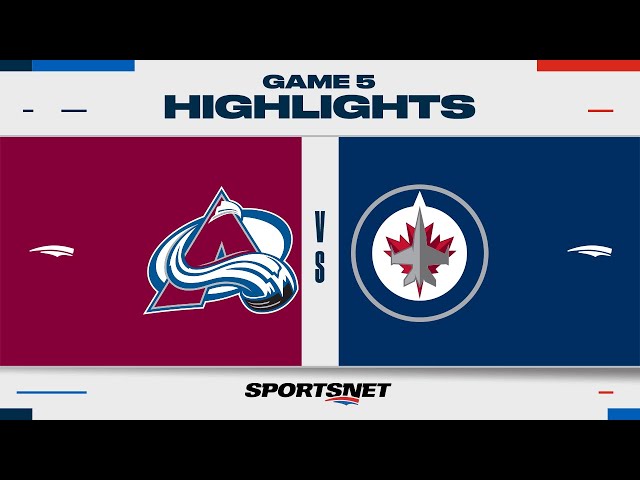 ⁣NHL Game 5 Highlights | Avalanche vs. Jets - April 30, 2024