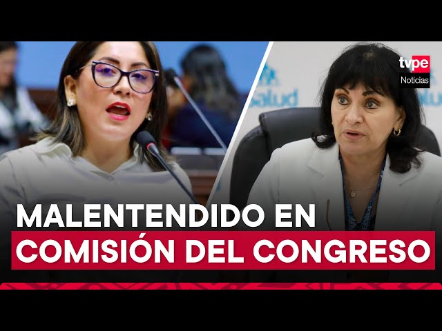 ⁣Presidenta de EsSalud llamó 'comunista' a congresista Portalatino