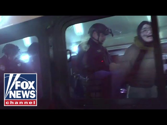 ⁣BREAKING: New video shows Columbia agitators under arrest