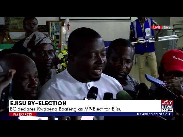⁣Ejisu By-Election: EC declares Kwabena Boateng as MP-Elect for Ejisu | PM Express (30-4-24)