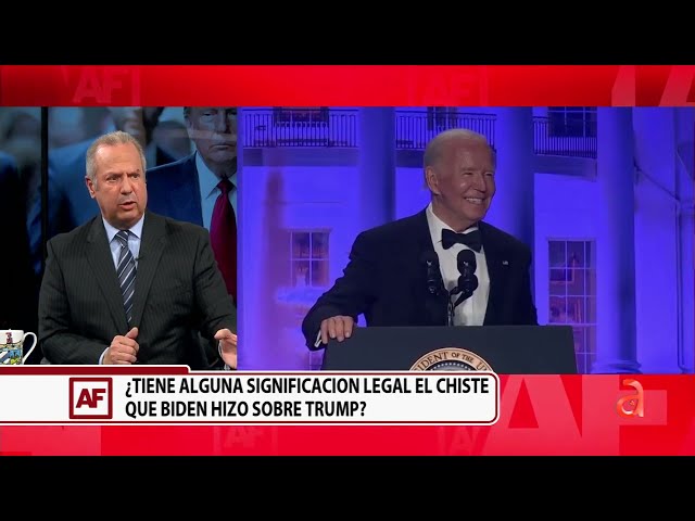⁣¿Biden usa de bufón a Trump? Presidente de EEUU busca votos con burlas y chistes hacia su adversario