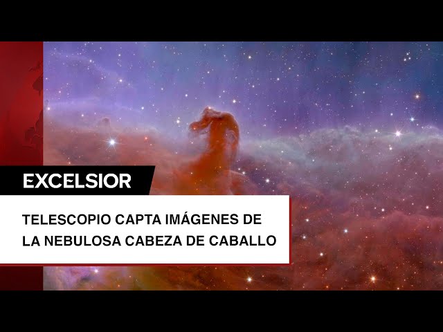 ⁣Telescopio James Webb capta increíbles imágenes nítidas de la Nebulosa Cabeza de Caballo
