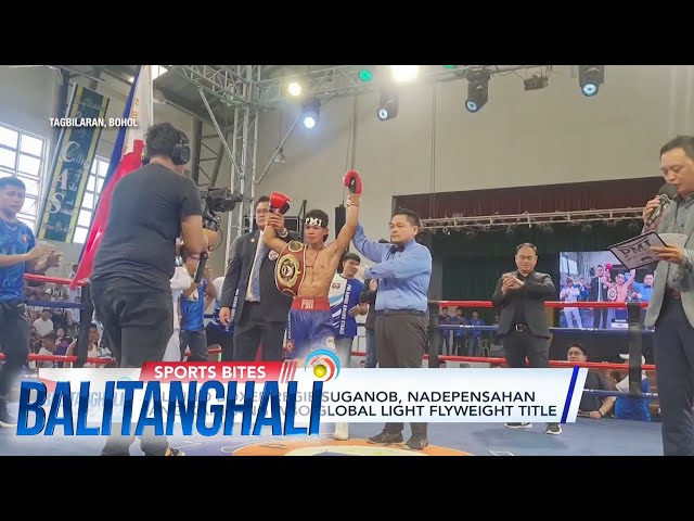 ⁣Filipino boxer Regie Suganob, winner! | BT