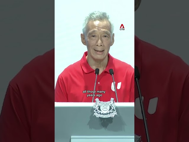 ⁣Singapore PM Lee Hsien Loong gets emotional in last speech before handover