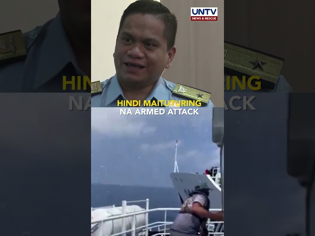 ⁣Panibagong water cannon assault ng China vs PH ships, hindi armed attack – PCG spox for WPS