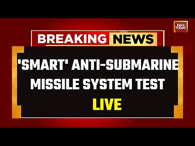 ⁣LIVE: India Successfully Tests 'SMART' Anti-submarine Missile System | India Today LIVE Ne