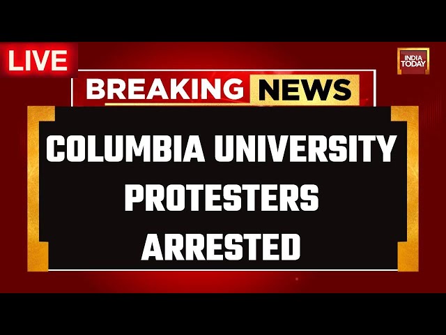 ⁣Columbia University Protest LIVE  News | Pro Palestine Protest At University | India Today LIVE