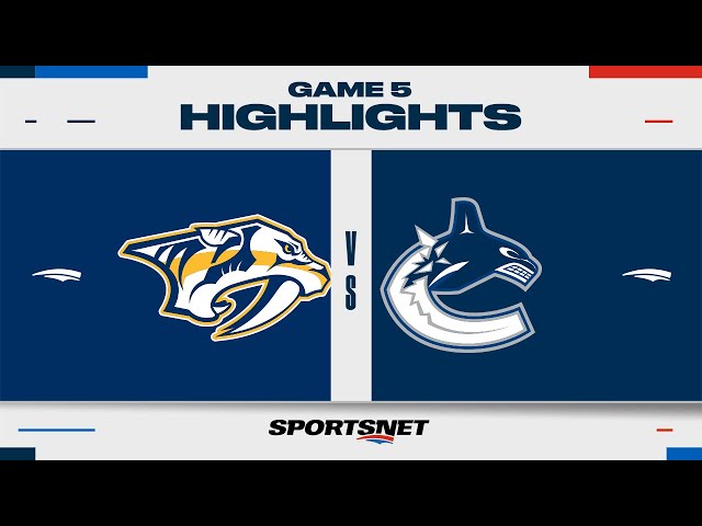 NHL Game 5 Highlights | Predators vs. Canucks - April 30, 2024