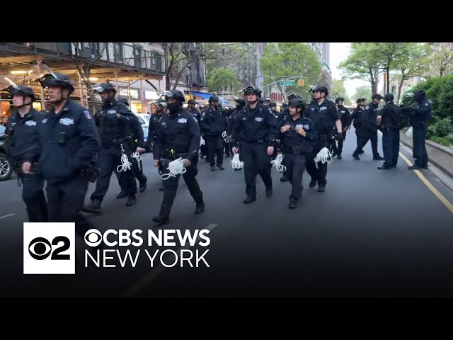 ⁣Live Coverage:  NYPD given permission to enter Columbia University