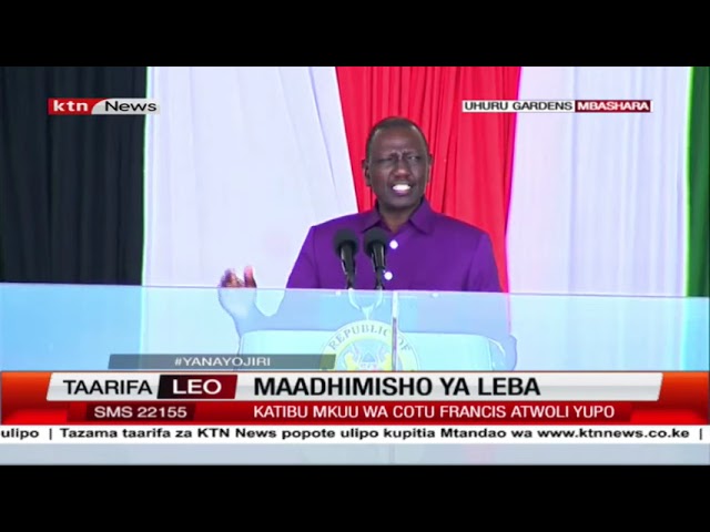 ⁣President Ruto's speech during the Labor Day celebrations