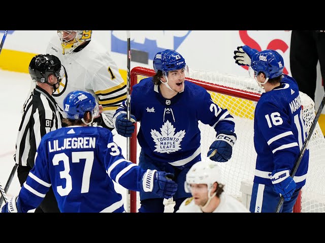 ⁣Knies scores in OT, Leafs force Game 6 against Boston