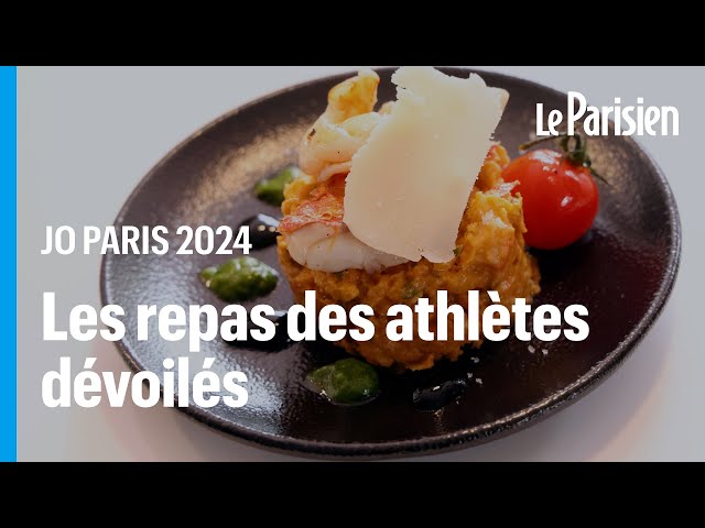 ⁣JO Paris 2024 : on a goûté les plats concoctés pour les athlètes du village olympique