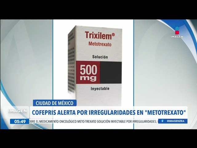 ⁣Cofepris alerta irregularidades en el medicamento oncologico "metotrexato"