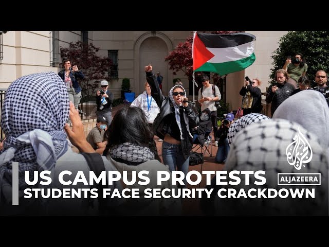 ⁣US university protests spread amid growing calls to end Gaza war