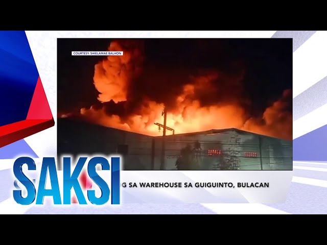 ⁣SAKSI RECAP: Sunog sa warehouse sa Guiguinto, Bulacan (Originally aired on April 30, 2024)